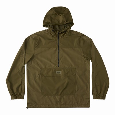 DC Field Water-Resistant Anorak Men's Green Jackets Australia Sale ECA-906